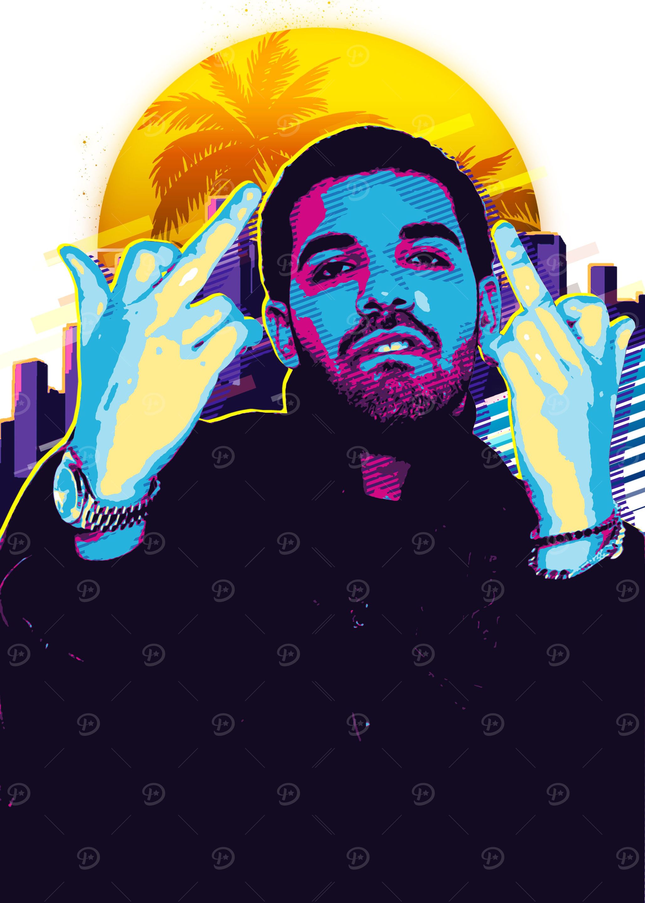 drake retro 80s