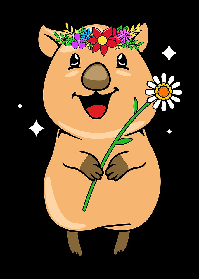 Quokka Flower Crown