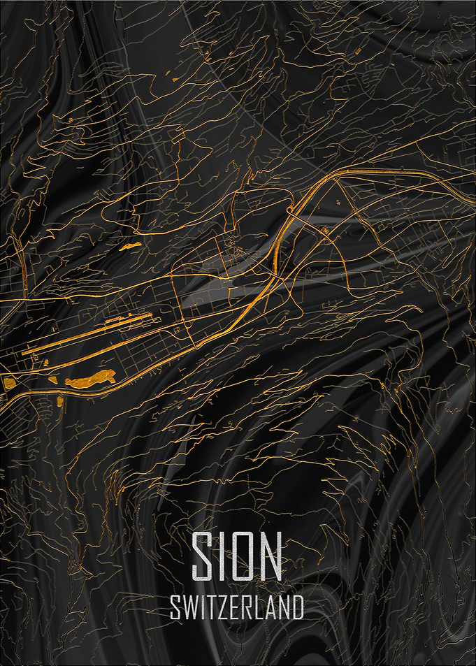 Sion Switzerland Map