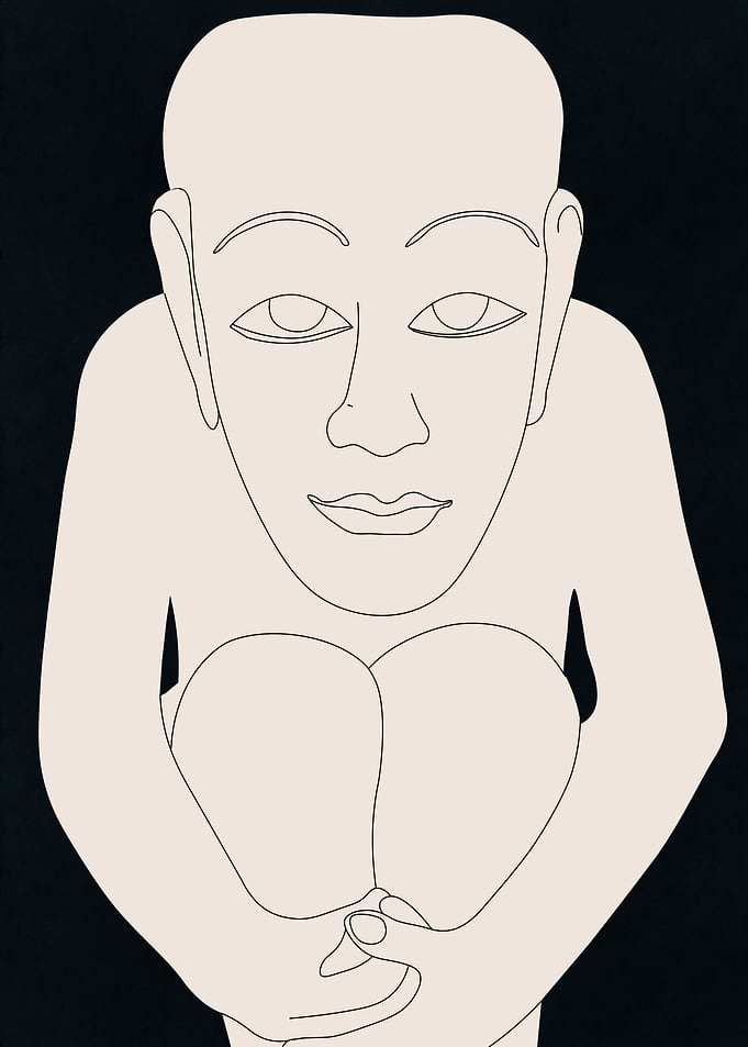 Minimal line drawing 53