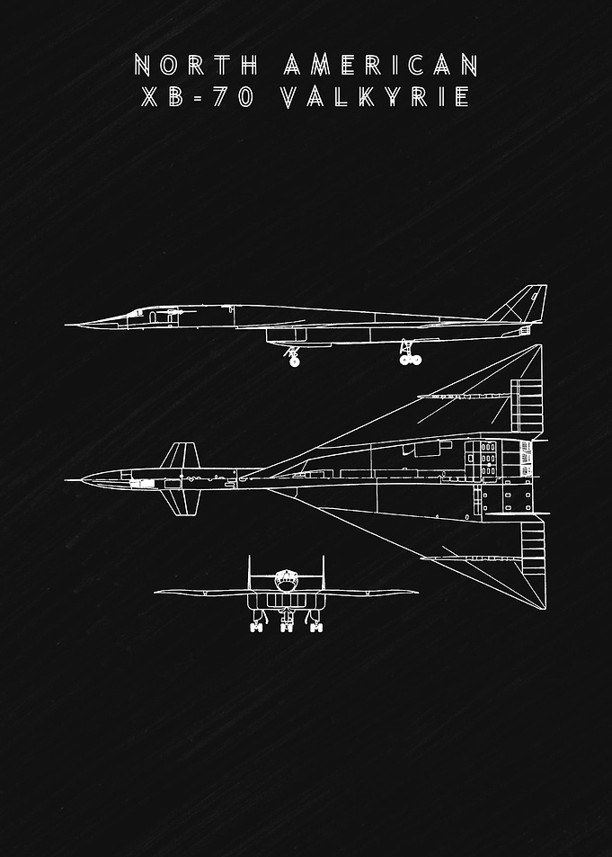 XB70 Valkyrie Blueprint