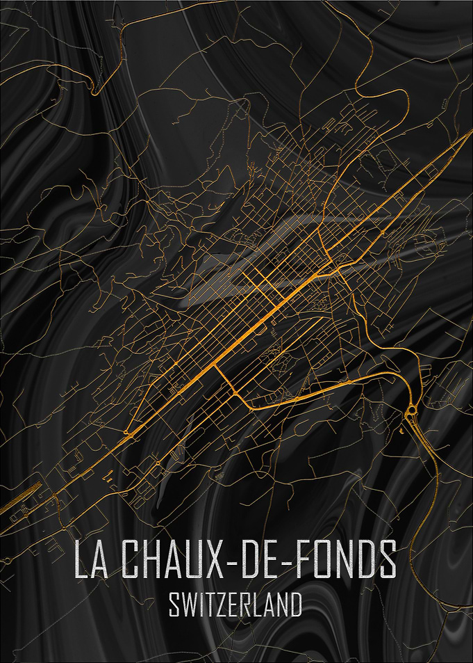 La Chaux de Fonds Map