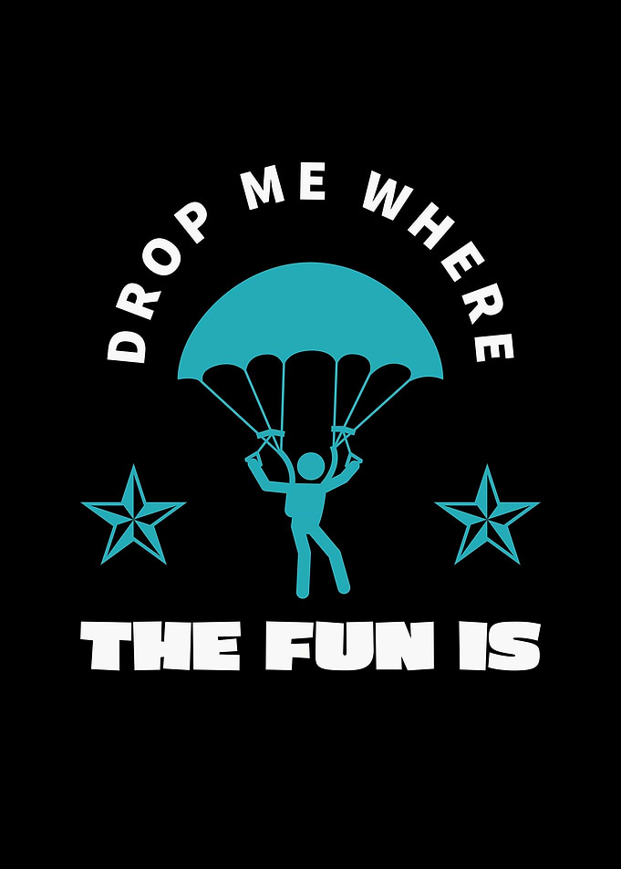 Parachute Skydiving Jump