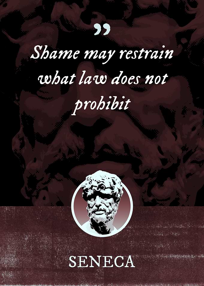 Shame may restrain what