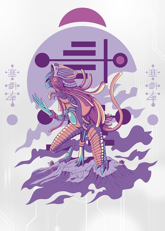 Space Alien Scout Creature