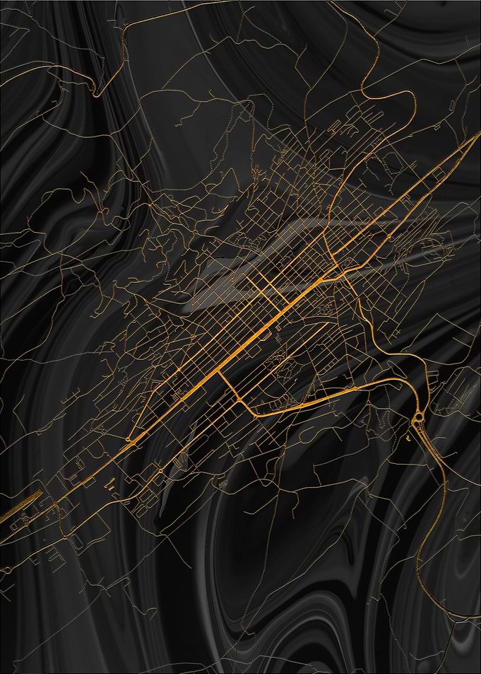 La Chaux de Fonds Map