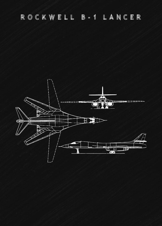 B 1 Lancer Blueprint