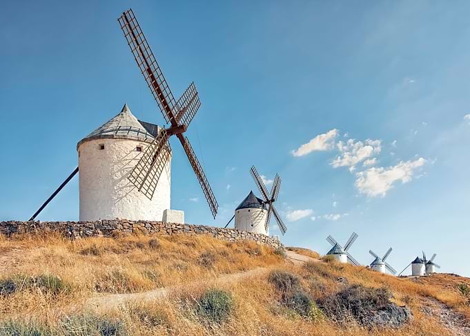 Windmills in La Mancha