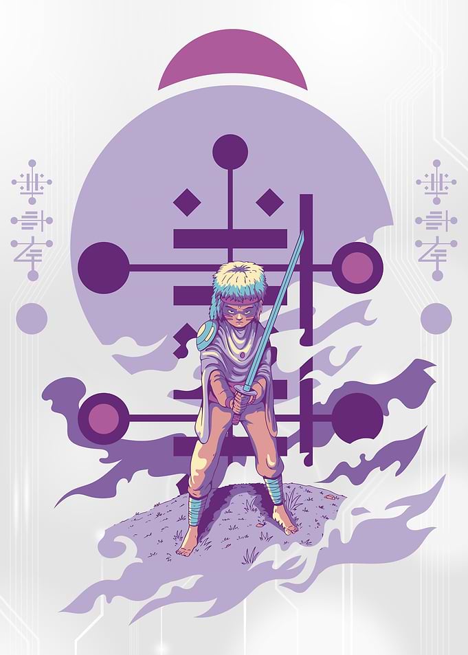 Space Alien Samurai Kid