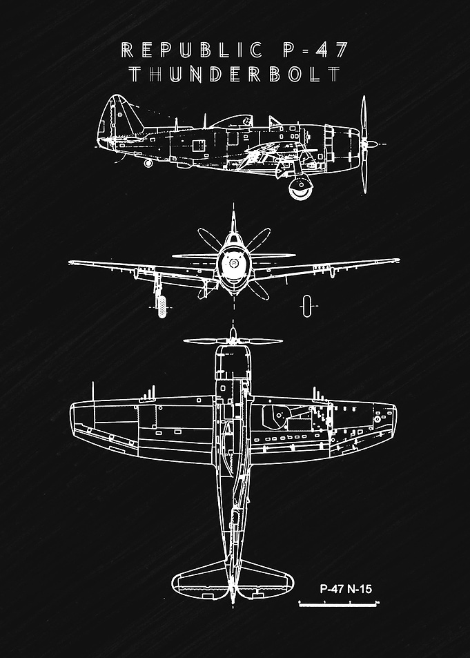 Blueprint P47 Thunderbolt