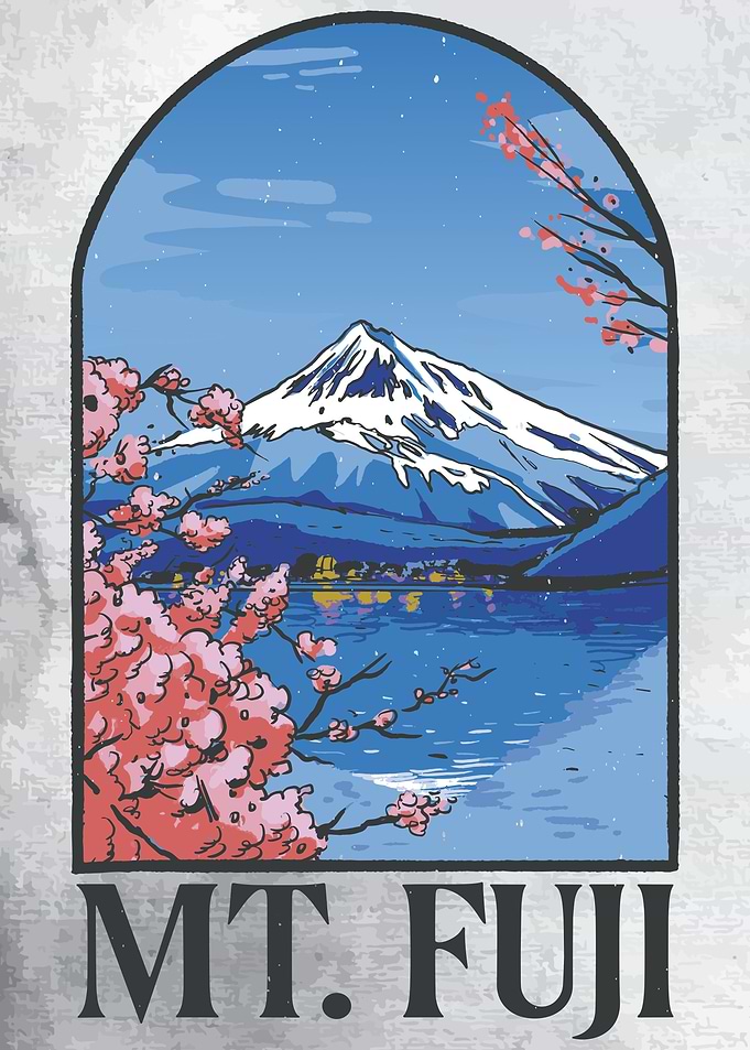 Mount Fuji Painting