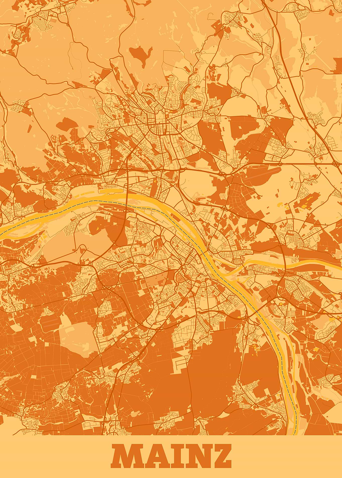 Mainz Germany Stadtplan