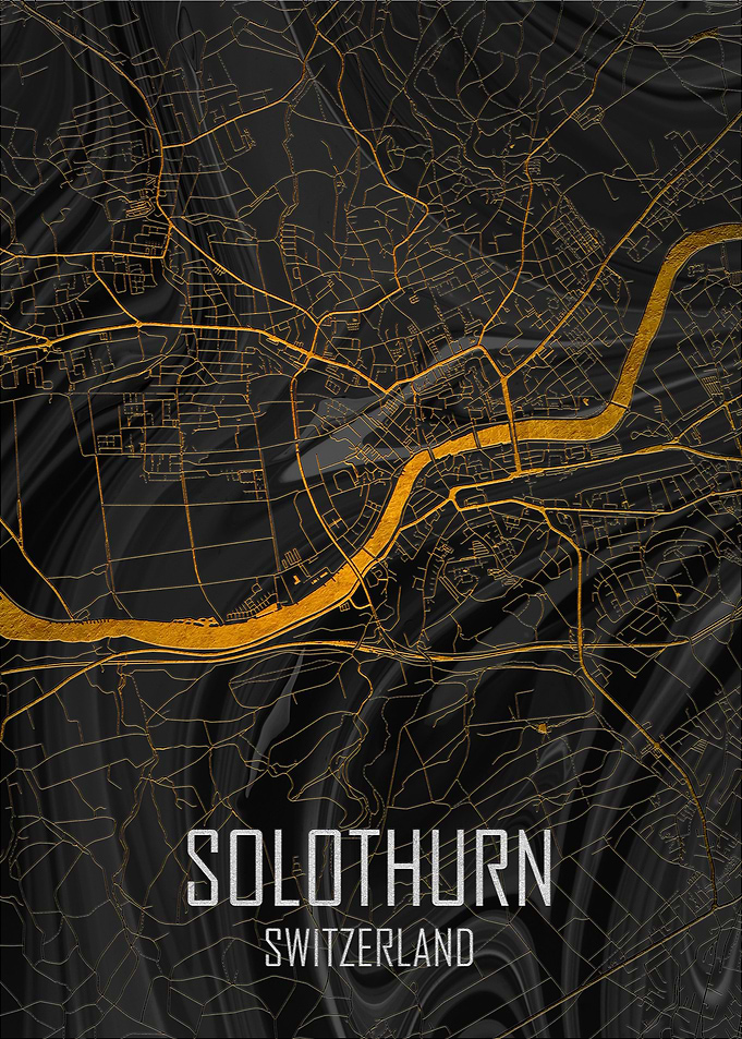Solothurn Switzerland Map