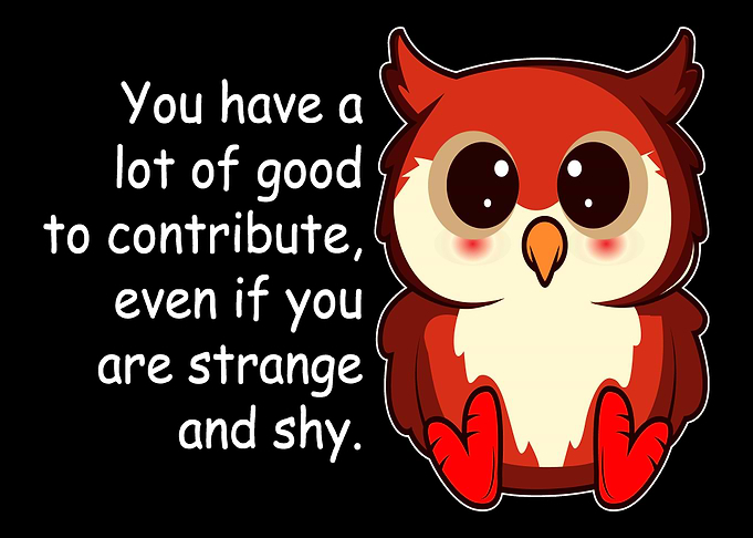 Strange And Shy Shy Person