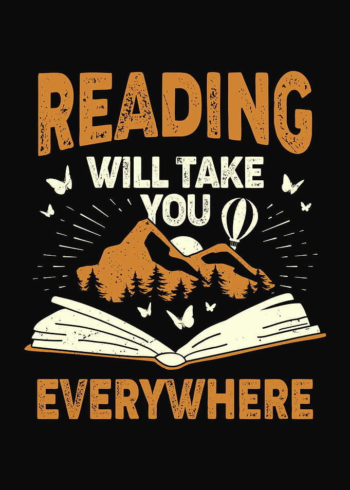 Book Reading Lover Design