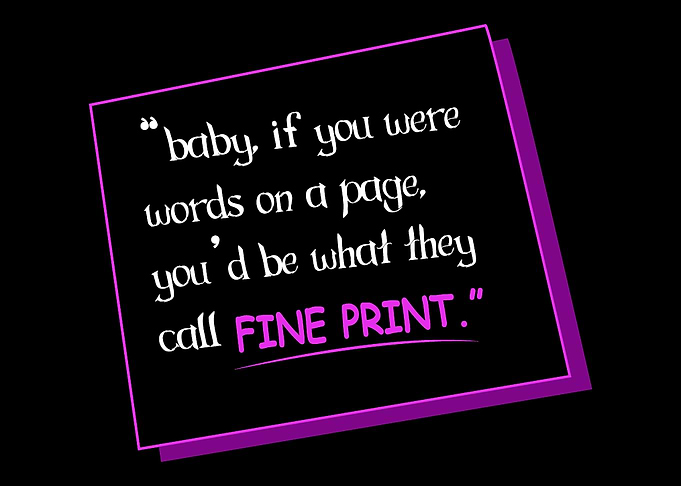 Youre Fine Print Single a