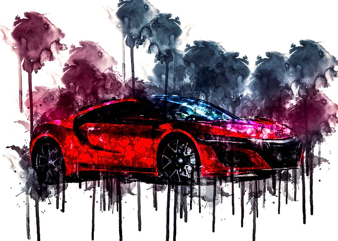 Acura NSX Red