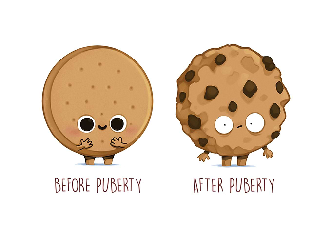 Before After Puberty