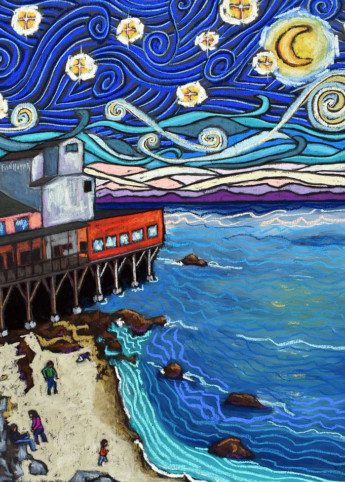 Starry Night Over Monterey