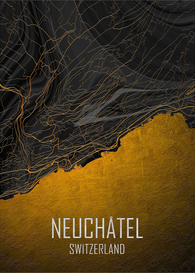 Neuchatel Switzerland Map