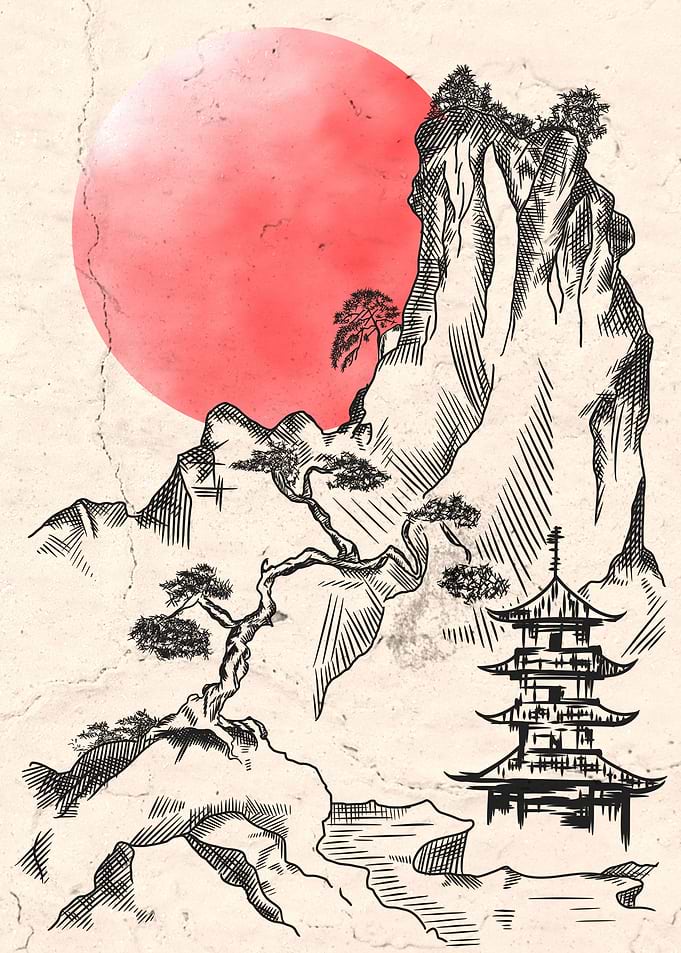 Japan Big Moon