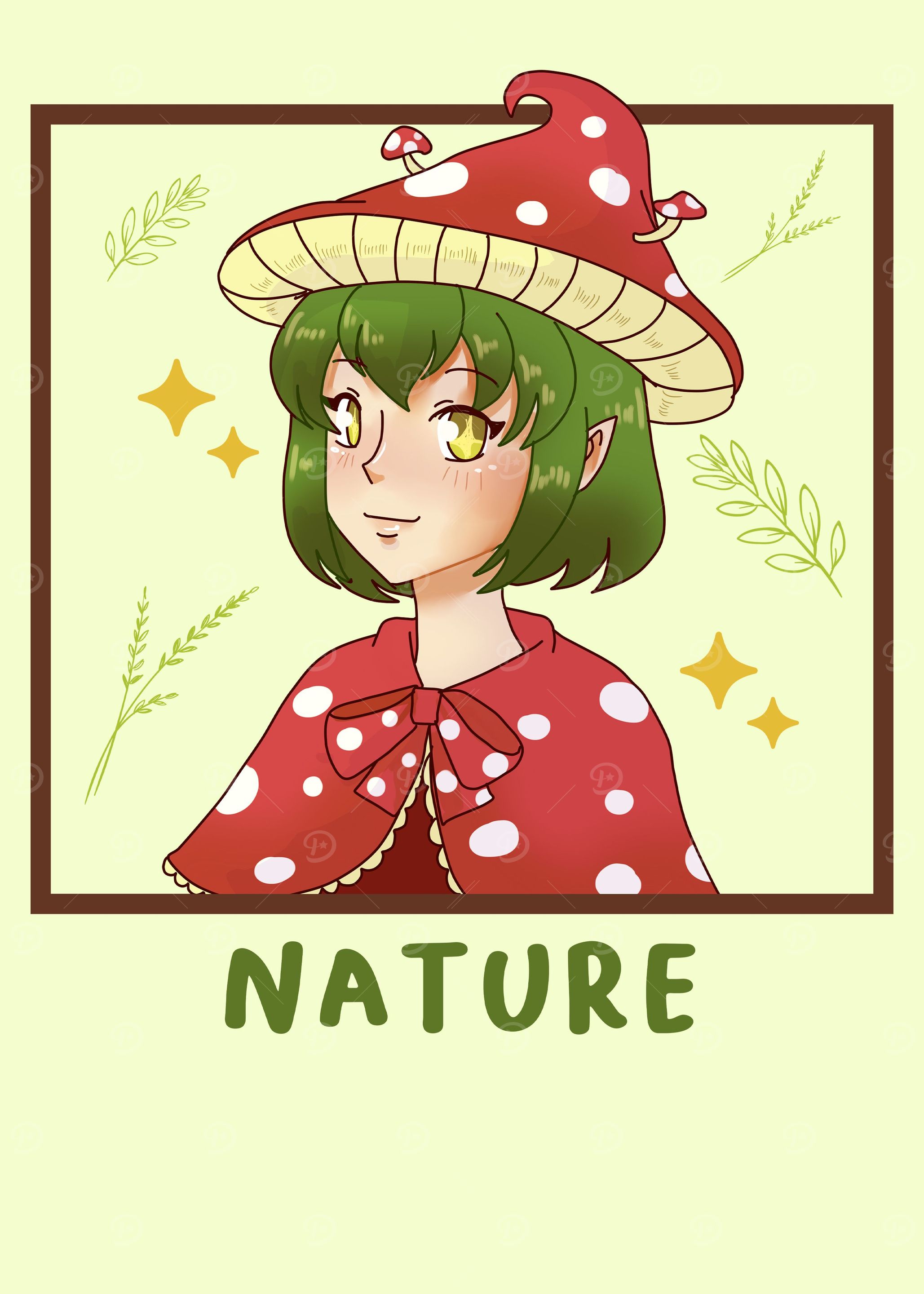 Cottagecore Anime Girl