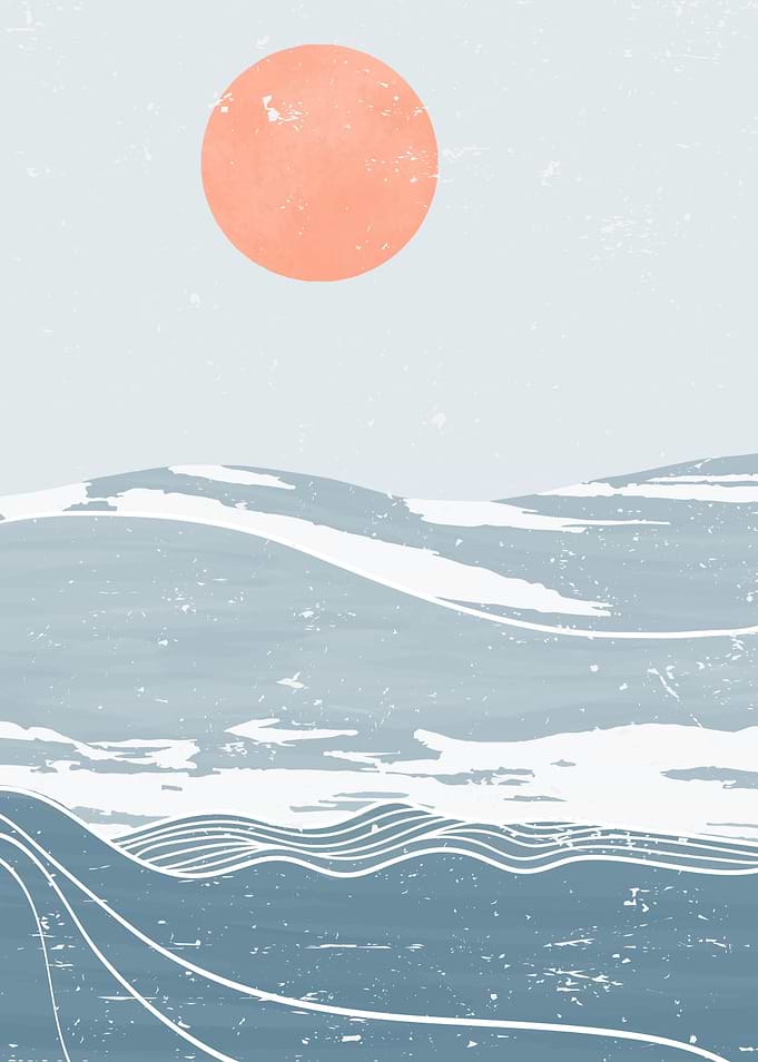 Mountain modern wall art