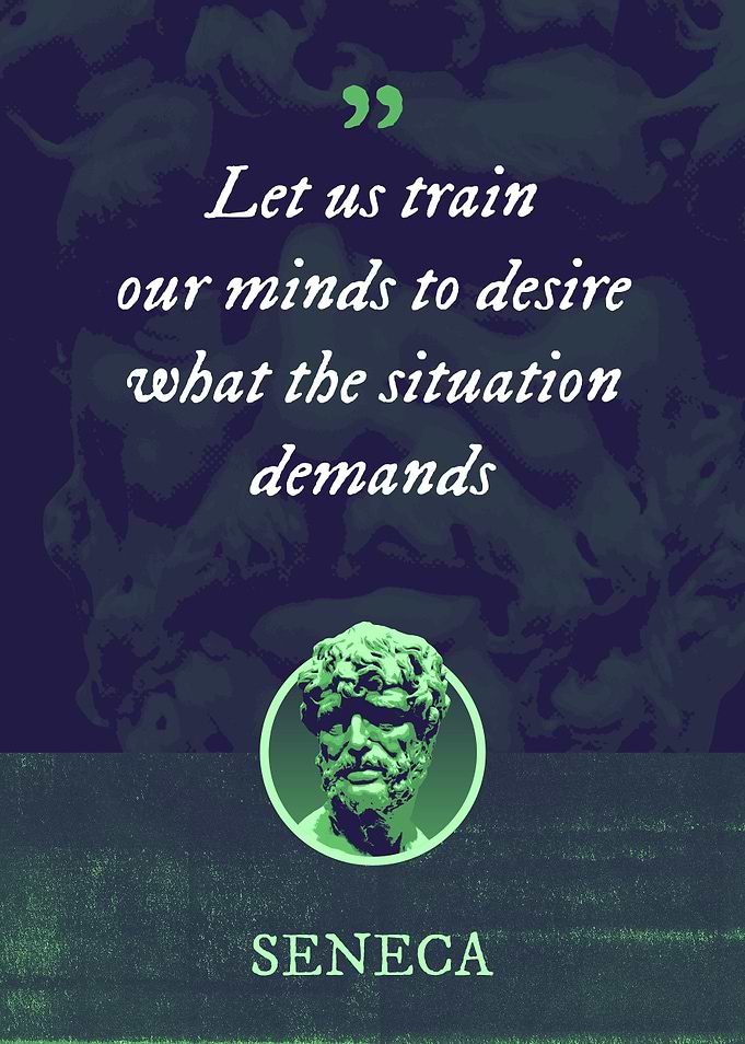 Let us train our minds to