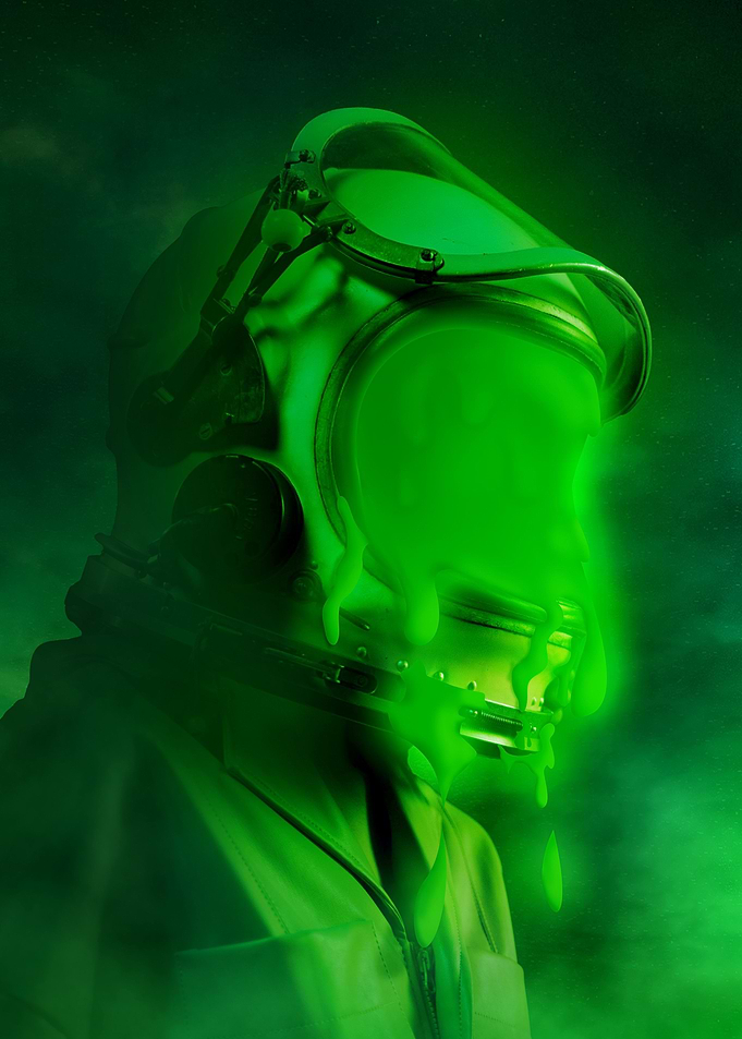 Astronaut Glowing Slime