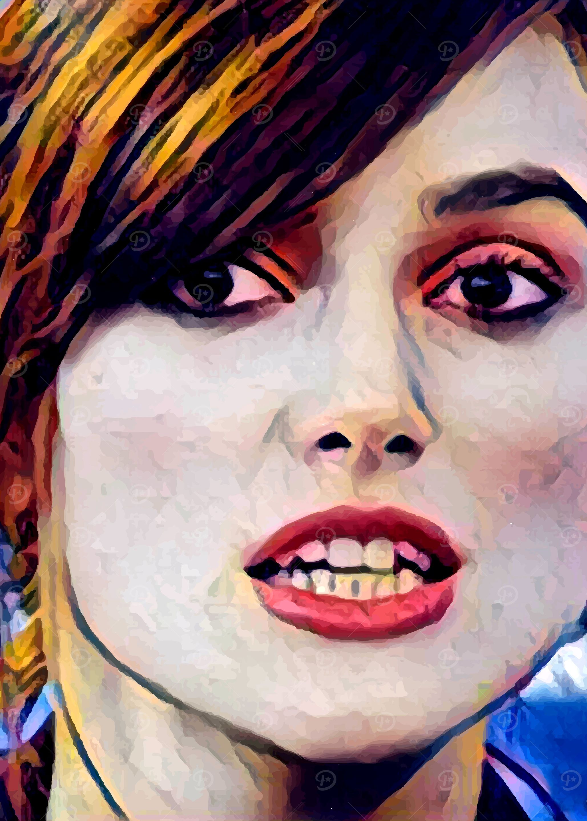 Painted Keira Knightley