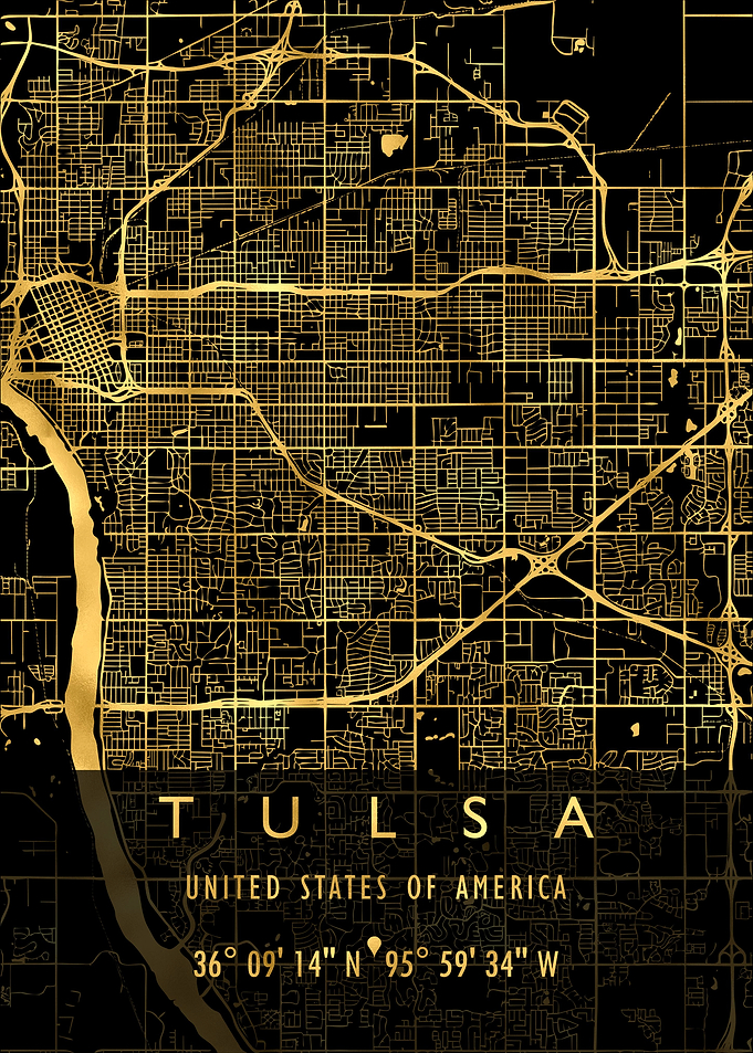 TULSA MAP USA
