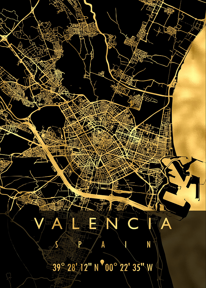 VALENCIA MAP SPAIN