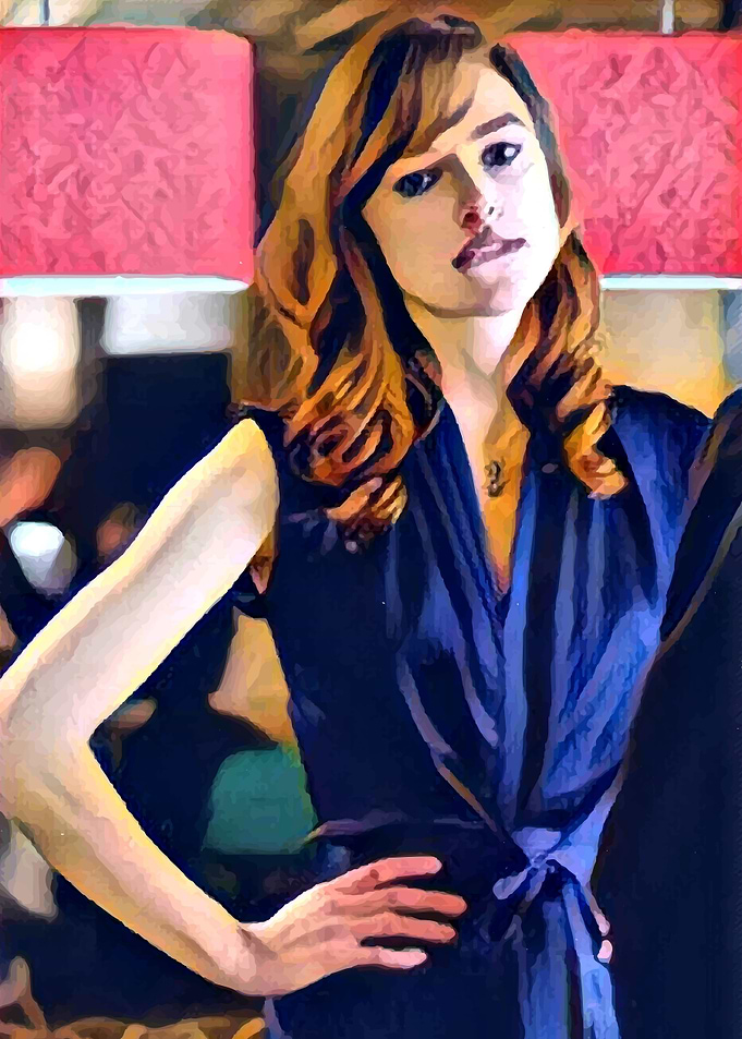 Keira Bites Lips
