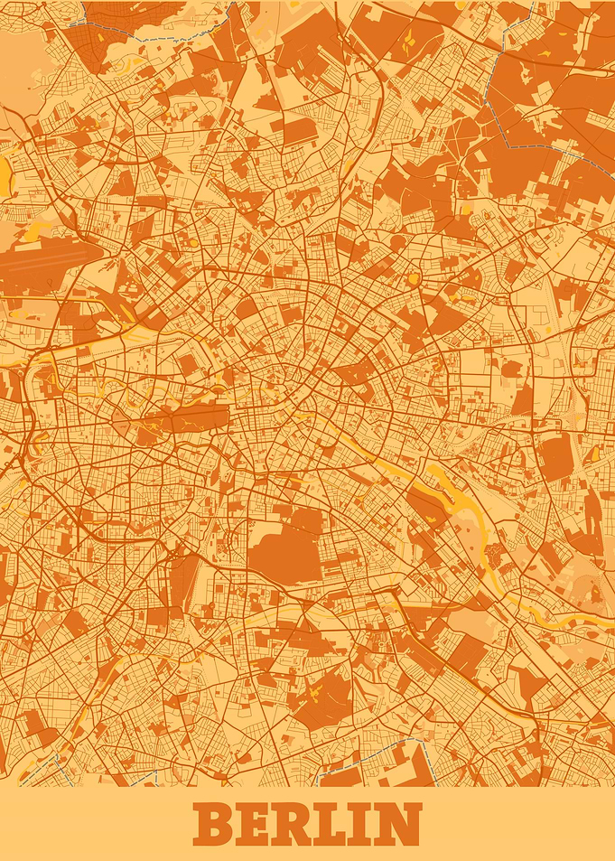 Berlin Germany Stadtplan