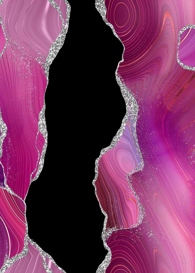 Magenta Silver Agate 01