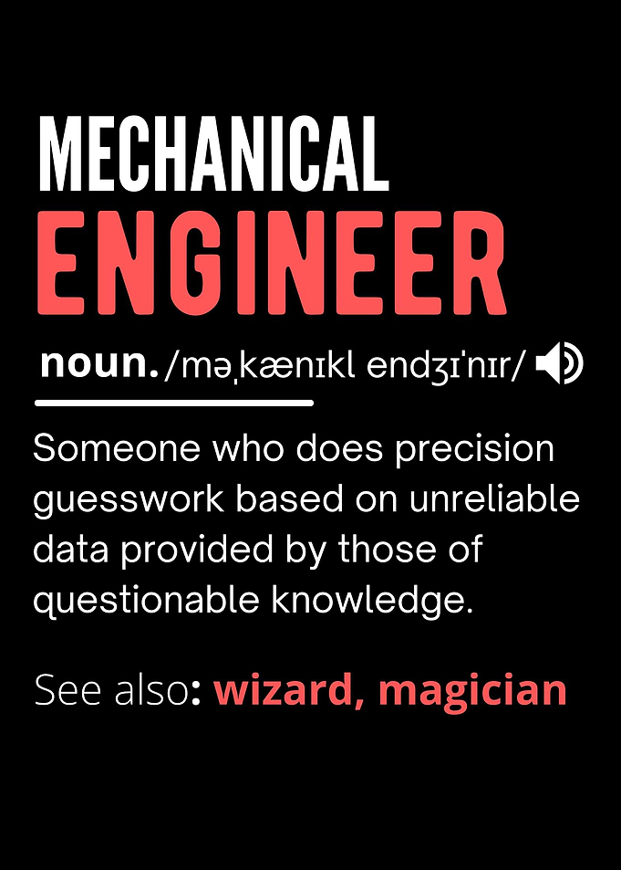 Mechanical Engineer Funny
