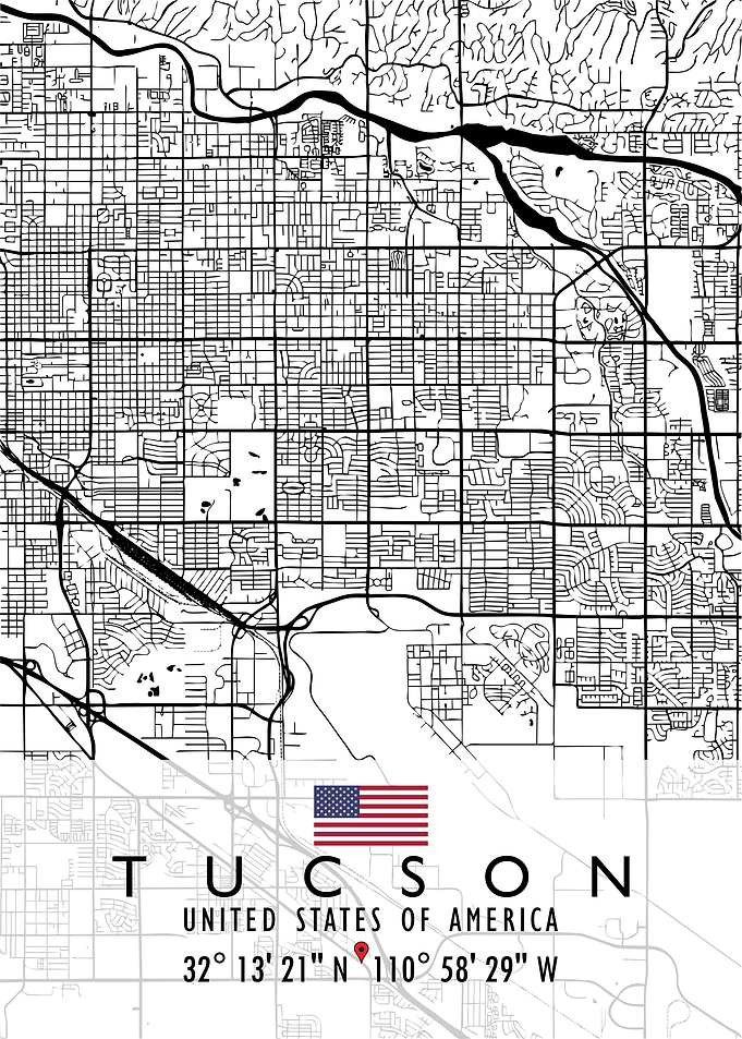 TUCSON MAP USA