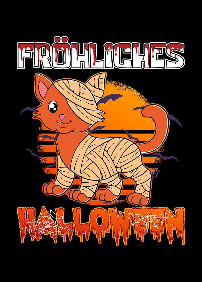 Halloween Mummy Cat