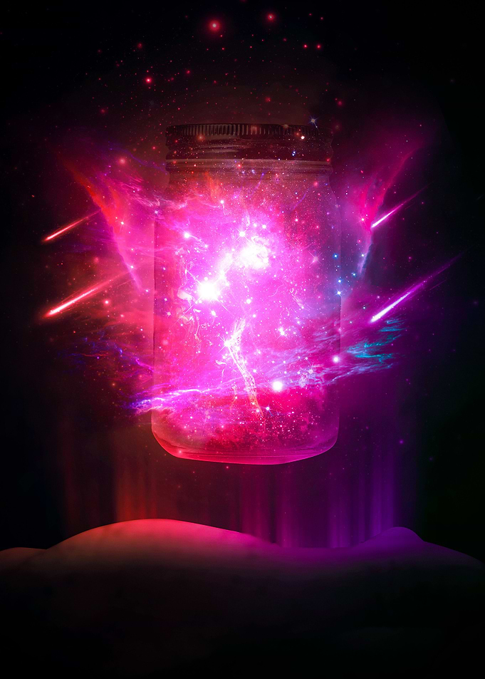 Space Jar Poster