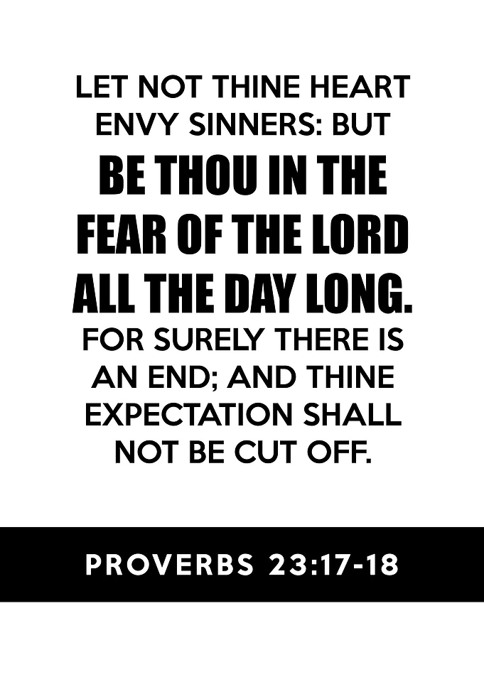 Proverbs 23 17 18