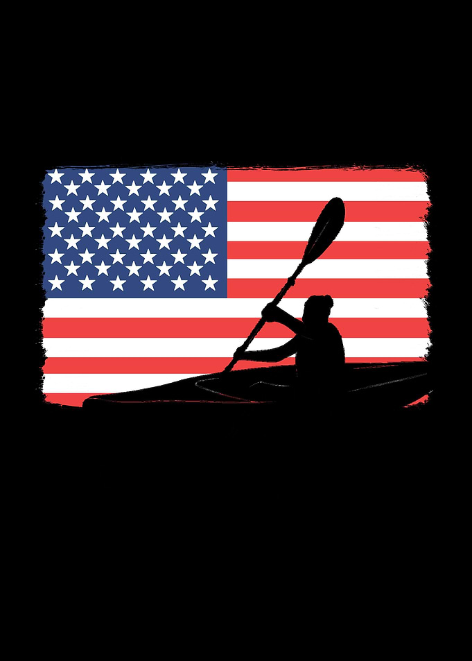 Kayak US Flag