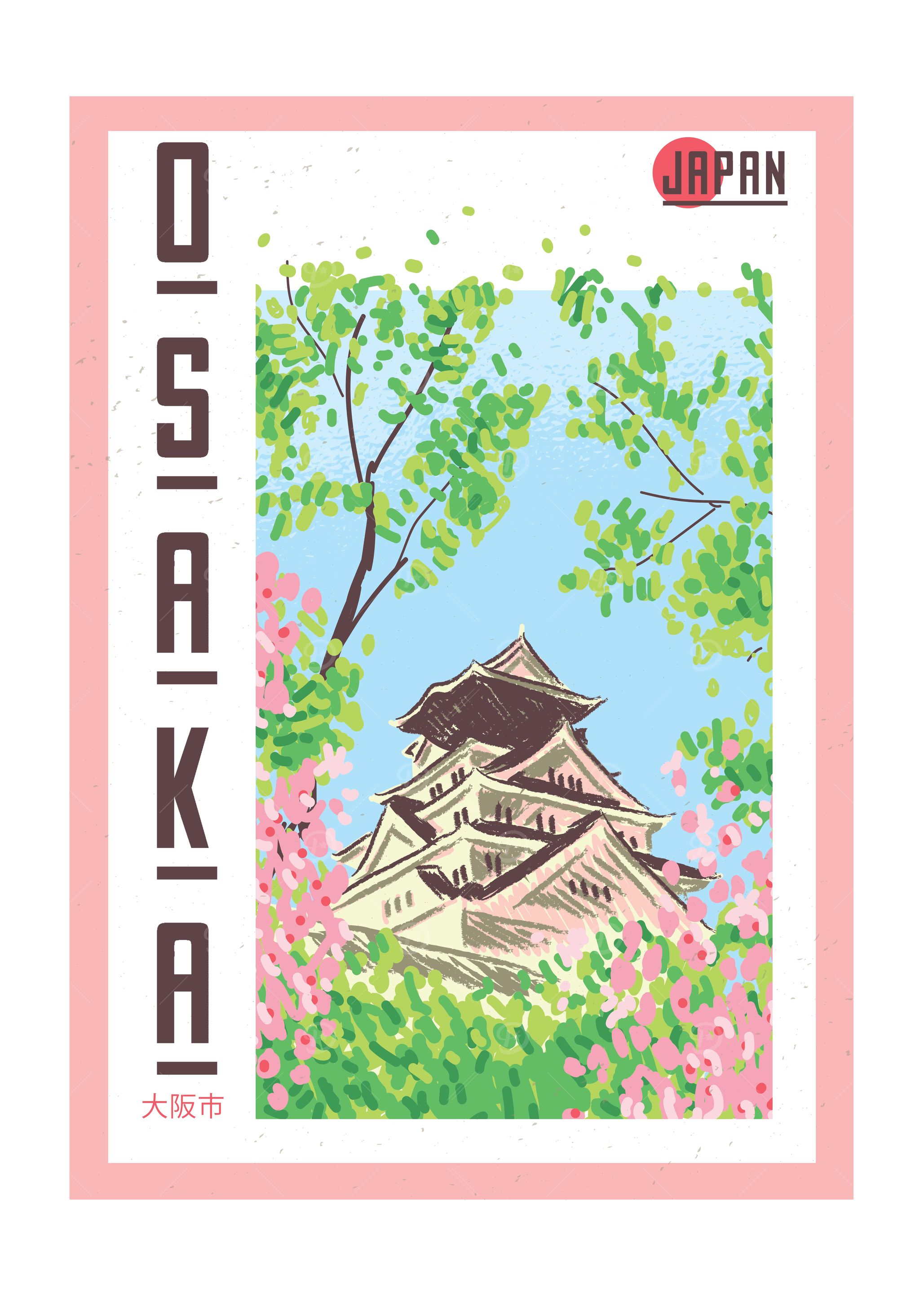 Beautiful Osaka Japan