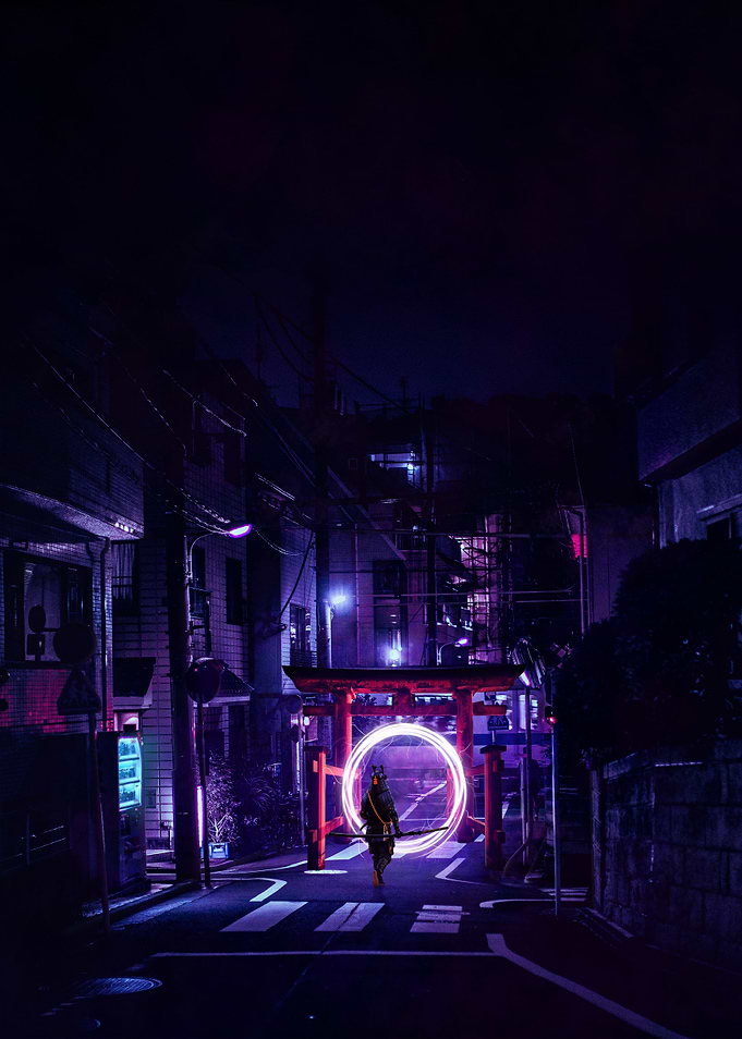 Samurai travel in time
