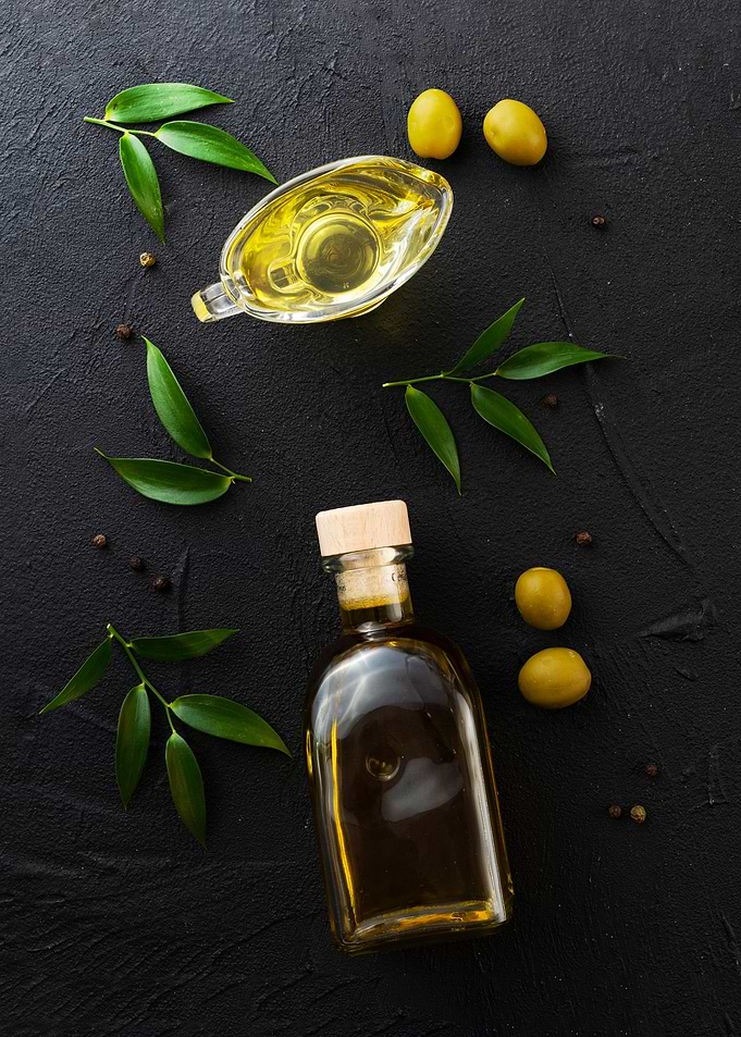 Olives and oil