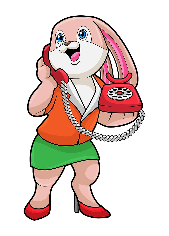 Bunny Secretary Phone