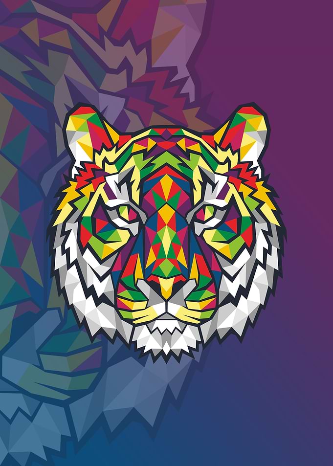 Tiger in WPAPstyle Colors