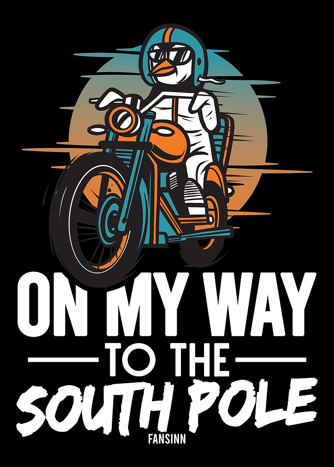 Biker penguin southpol adv