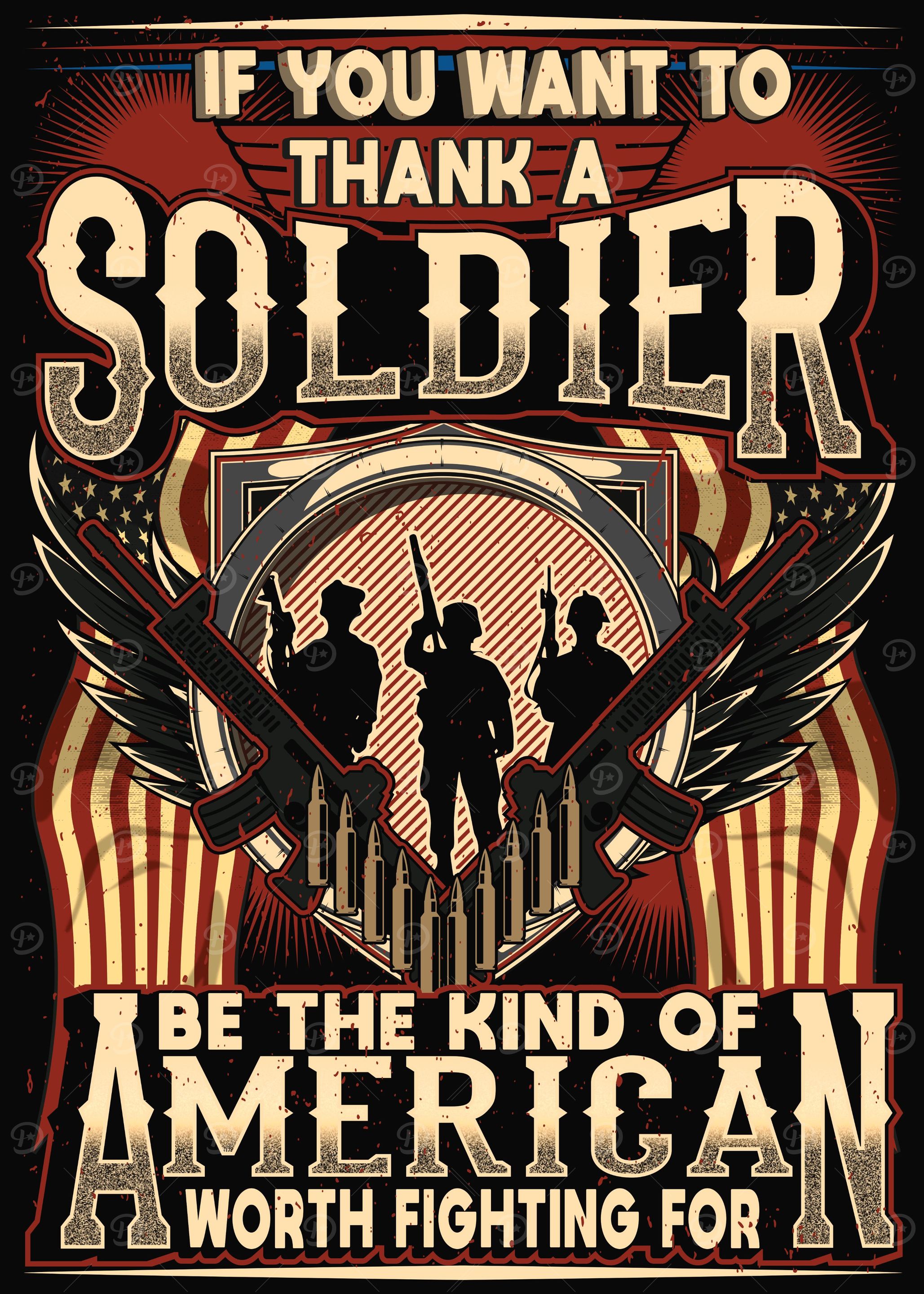 Veteran Patriotic Soldier