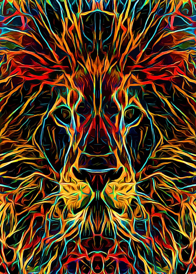 Lion Fantastic Lines