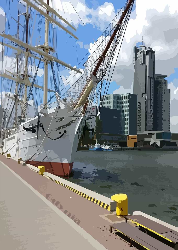 City of Gdynia in Poland